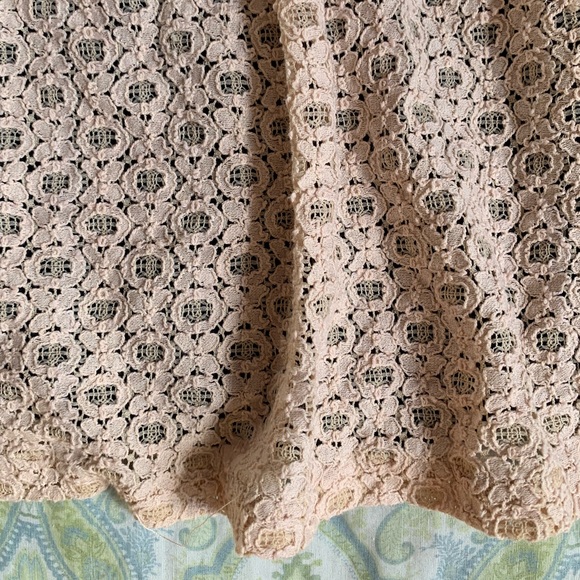 SHORT A-LINE FLORAL LACE SPAGHETTI STRAP DRESS - Picture 2 of 4